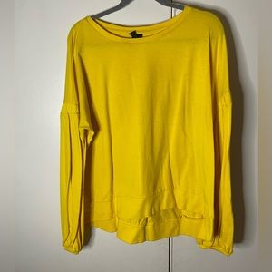Yellow long sleeve top